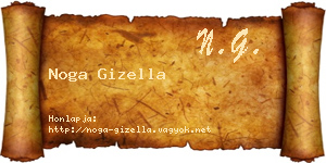 Noga Gizella névjegykártya